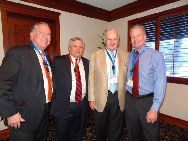 Bob Swindell of the Broward Alliance, Berger Commercial Realty President Lloyd Berger, William Murphy of Douglas Management, Broward County District 7 Commissioner Tim Ryan 