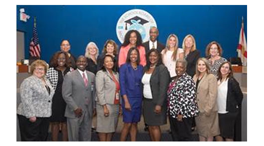Recognition of the TIF grant award and TIF grant proposal development team by the Broward County School Board on October 18, 2016. 