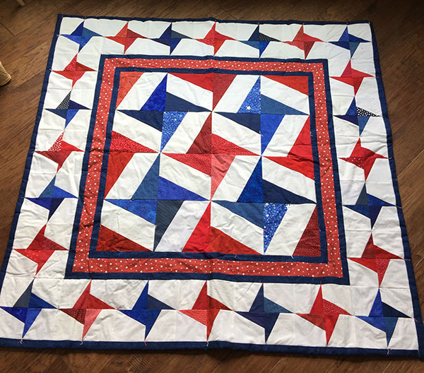 Handmade Patriotic Quilt