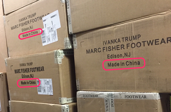 Ivanka footwear boxes