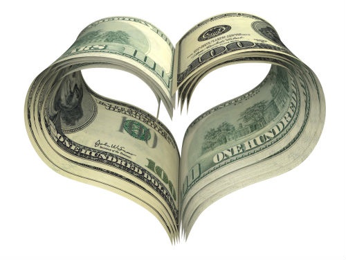 valentine money image