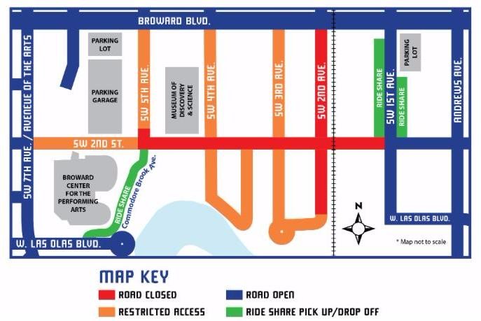 road closure map
