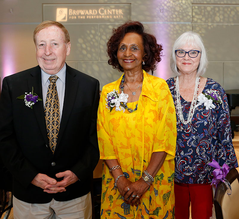 Fort Lauderdale resident Jack Clemments, North Lauderdale resident Eleanor Chaney and Fort Lauderdale resident Linda Dechiane. 