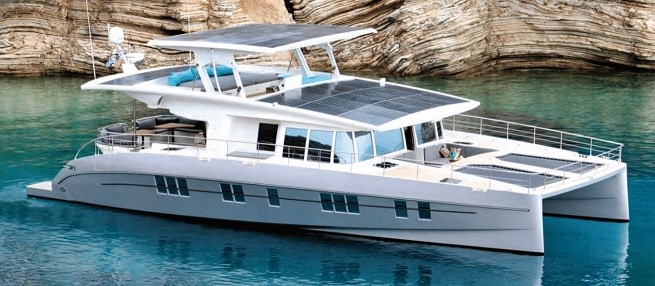 FIRST SOLAR POWERED YACHT