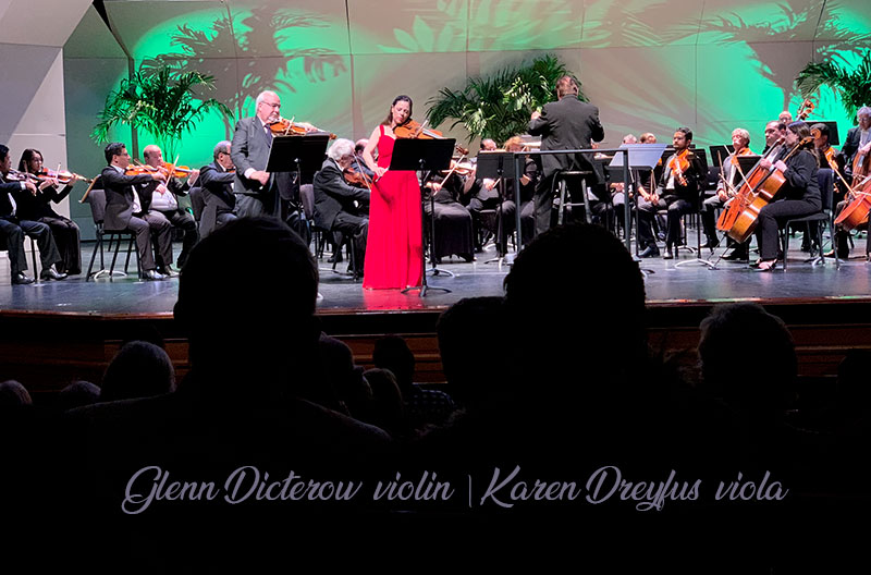 violinist Glenn Dicterow and violist Karen Dreyfus.