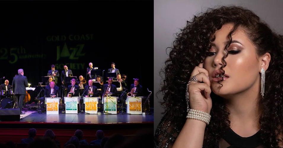 Ashley Pezzotti with the South Florida Jazz Orchestra