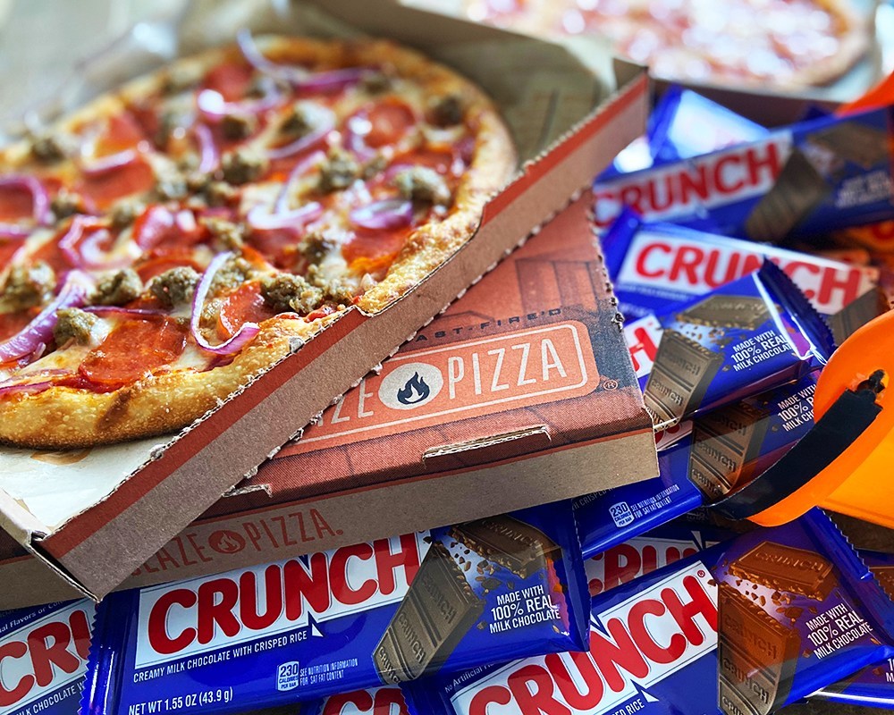 Blaze Pizza and CRUNCH bar