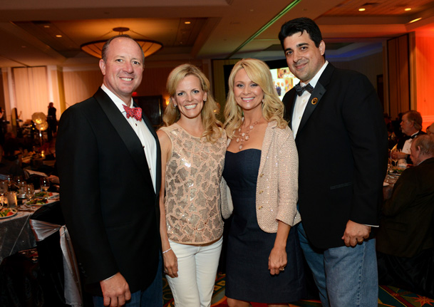 Honorary Chairs Steve and Jeannie Hudson and Event Chairs Michelle and Martin Matak.