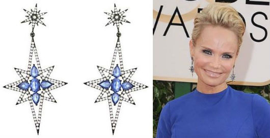 Actress Kristin Chenoweth shines in Levinson Jewelers at Golden Globe Awards