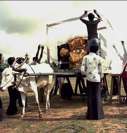 Early space vehicle transport India    isro