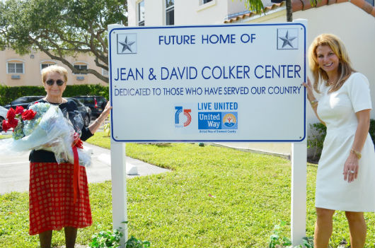 Jean Colker and Kathleen Cannon, President and CEO of United Way of Broward County 