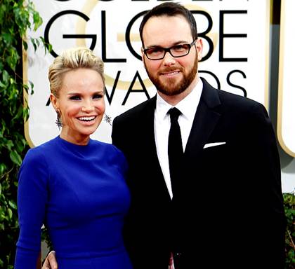 Actress Kristin Chenoweth shines in Levinson Jewelers at Golden Globe Awards