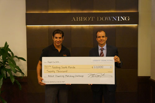 ABBOT DOWNING SUMMER MATCHING GIFT CAMPAIGN RAISES $150,000 FOR FEEDING SOUTH FLORIDA