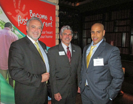 (L to R): Jeffrey Dwyer, Esq., ChildNet board chairman; Emilio Benitez, ChildNet president and CEO; and Jonathan Pollard, ChildNet Circle of Supporters member. 