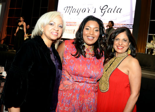 United Way of Broward County's Mayor's Gala host Barbara Sharief (center) with event co-chairs Juliet Roulhac and Ramola Motwani