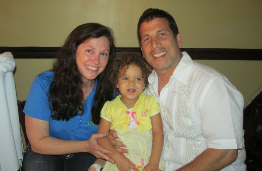 Kerry, Fiona and Eric Palmieri