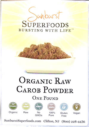 Sunburst SUPERFOODS Organic Raw Carob Powder