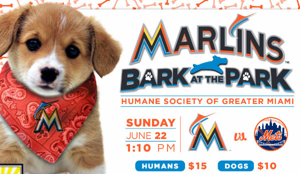 MARLINS BARK AT THE PARK 2014