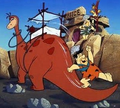 fred and dinosaur