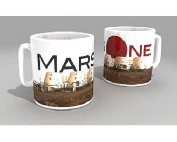mars one white coffee mug