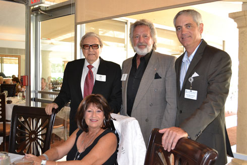 Huey Vanek, Alan Weiss, HSBC Senior Vice President/C.F.O. Anthony Priore and Barbara Weiss. 