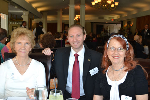 Sondra Arnold, Legacy Club Committee Member Brett Horowitz and Judith Turner.  