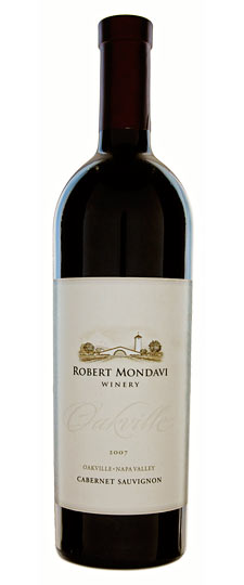 Mondavi bottle