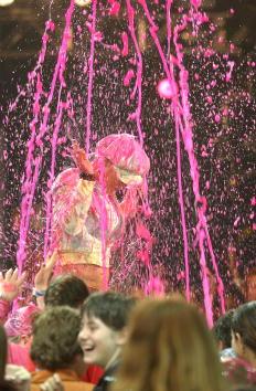Pink gets slimed by pink slime