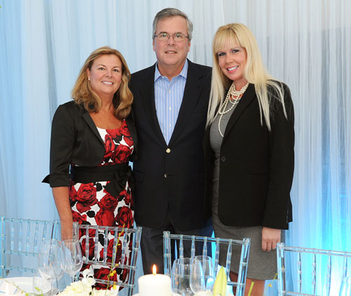 Chris-Landshut-Exec-Director-of-Cystic-Fibrosis-Foundation-for-South-Florida-Former-Florida-Governor-Jeb-Bush-and-Jen-Klaassens-VP-Programs-of-The-Wasie-Foundation